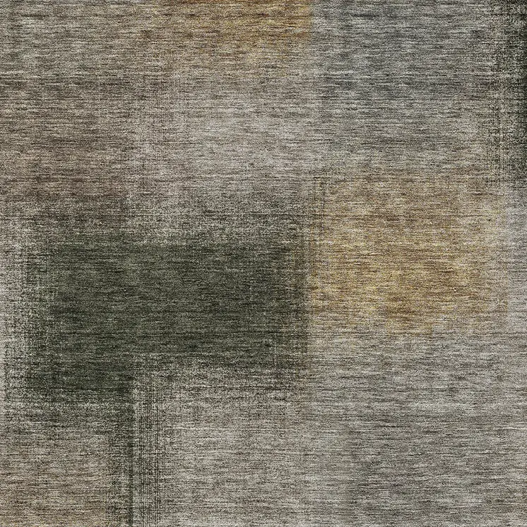 9' X 12' Taupe Gray And Beige Abstract Washable Indoor Outdoor Area Rug