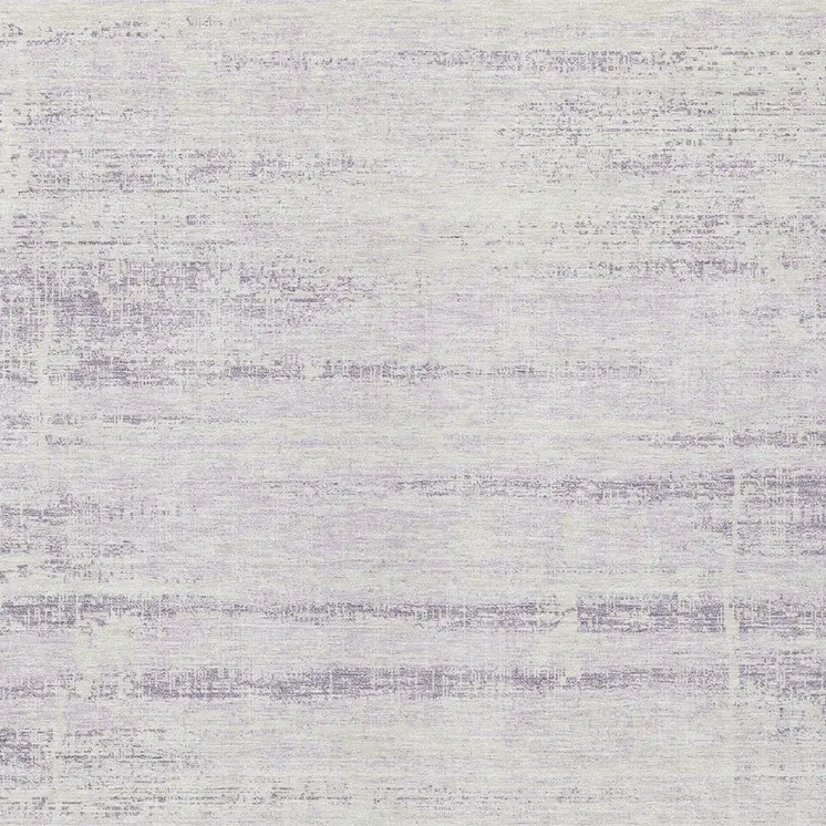 5' X 8' Lavender Purple And Ivory Abstract Washable Indoor Outdoor Area Rug