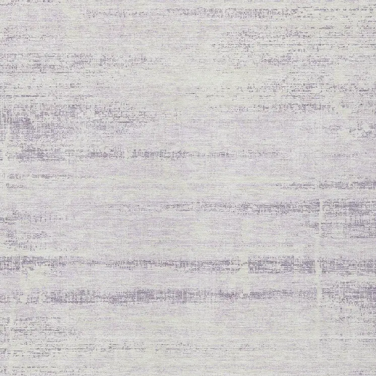8' X 10' Lavender Purple And Ivory Abstract Washable Indoor Outdoor Area Rug