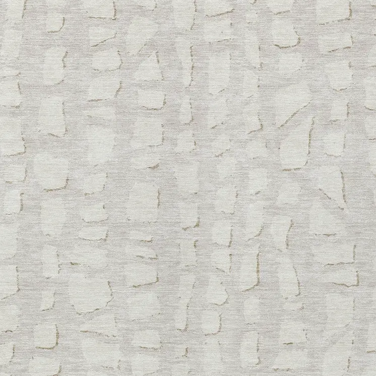 8' X 10' Ivory And Beige Abstract Washable Indoor Outdoor Area Rug