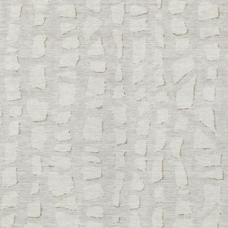 10' X 14' Ivory And Beige Abstract Washable Indoor Outdoor Area Rug