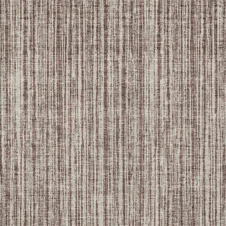 10' X 14' Brown And Ivory Striped Washable Indoor Outdoor Area Rug