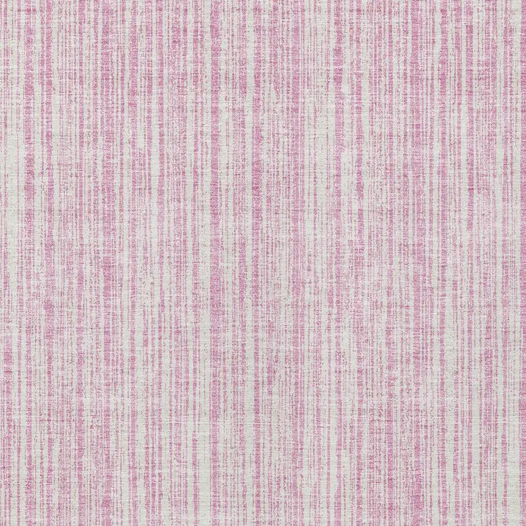 8' X 10' Pink And Ivory Striped Washable Indoor Outdoor Area Rug
