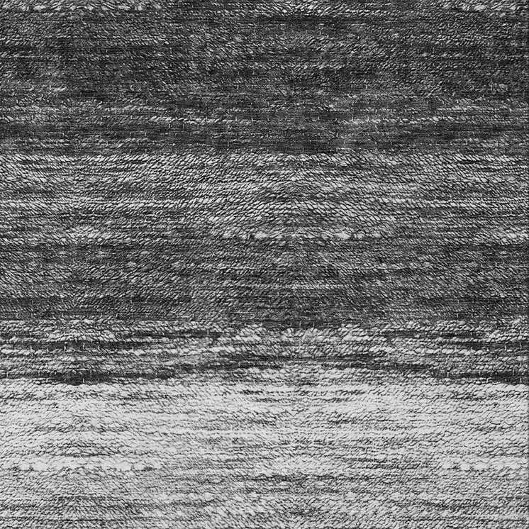 5' X 8' Gray Silver And Ivory Ombre Washable Indoor Outdoor Area Rug