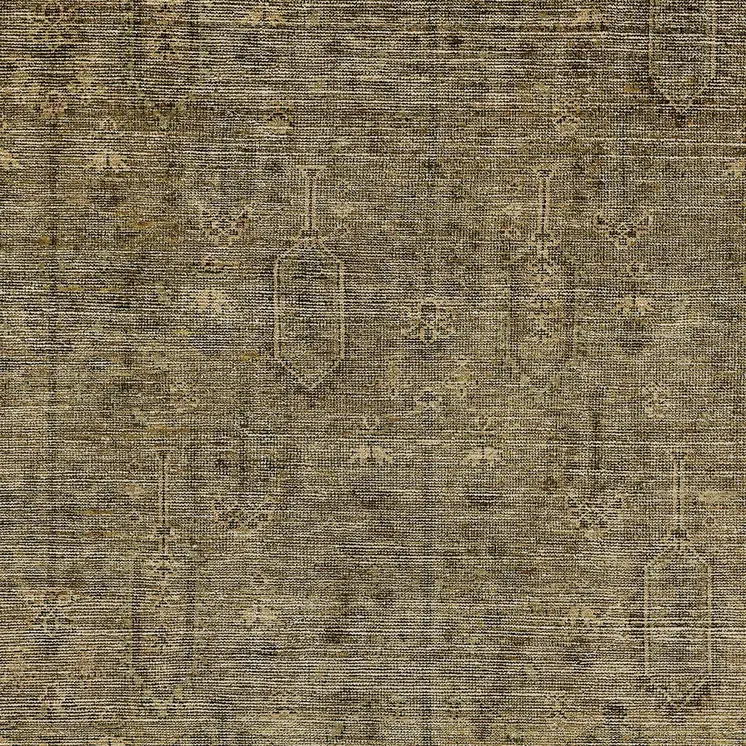8' X 10' Brown And Beige Southwestern Washable Indoor Outdoor Area Rug