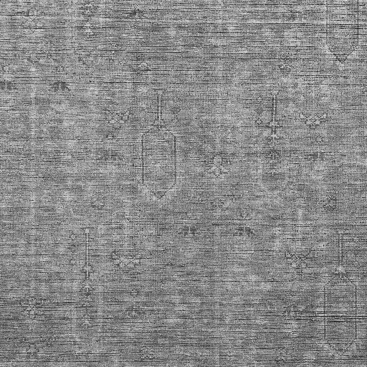 9' X 12' Gray And Charcoal Southwestern Washable Indoor Outdoor Area Rug