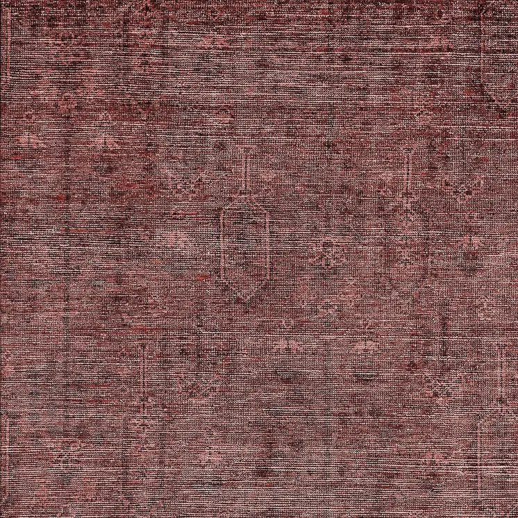 3' X 5' Orange And Copper Southwestern Washable Indoor Outdoor Area Rug