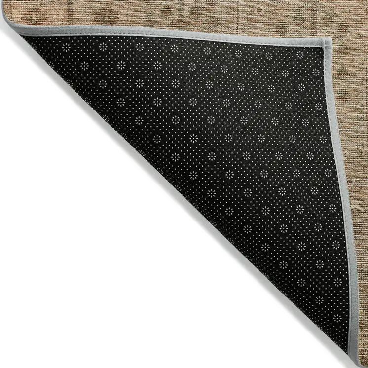 3' X 5' Terra Cotta And Copper Southwestern Washable Indoor Outdoor Area Rug
