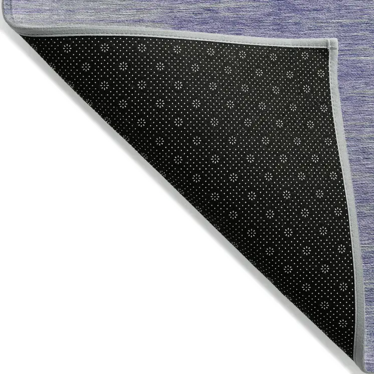 9' X 12' Plum And Purple Abstract Washable Indoor Outdoor Area Rug