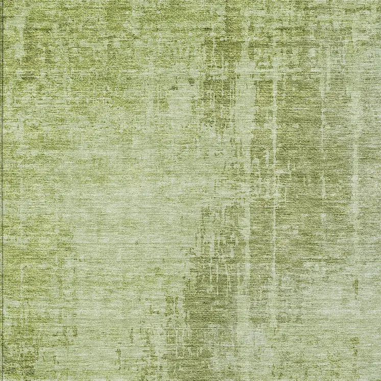 8' X 10' Sage And Green Abstract Washable Indoor Outdoor Area Rug