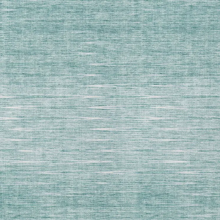 10' X 14' Aqua And Ivory Abstract Washable Indoor Outdoor Area Rug
