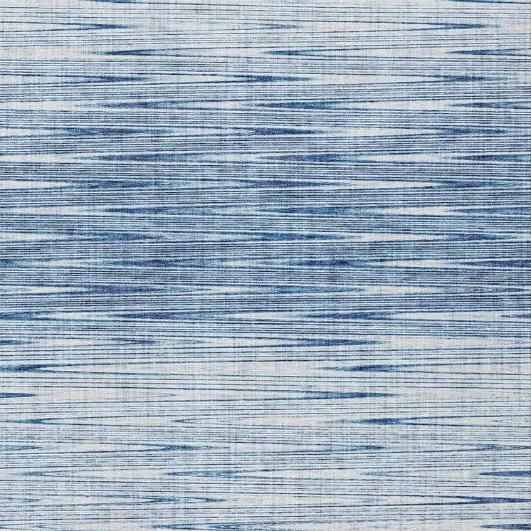 10' X 14' Navy Blue And Sky Blue Abstract Washable Indoor Outdoor Area Rug