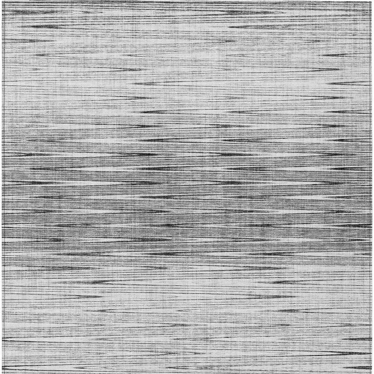 5' X 8' Gray And Charcoal Abstract Washable Indoor Outdoor Area Rug