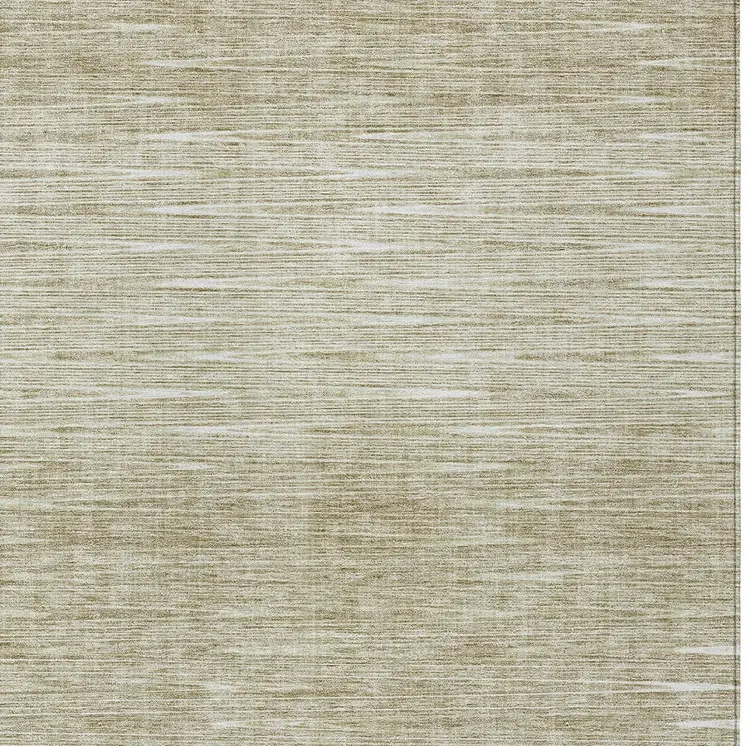 5' X 8' Khaki And Beige Abstract Washable Indoor Outdoor Area Rug