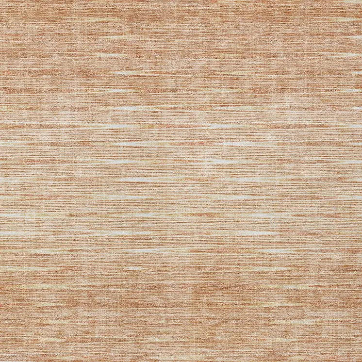 5' X 8' Salmon And Ivory Abstract Washable Indoor Outdoor Area Rug