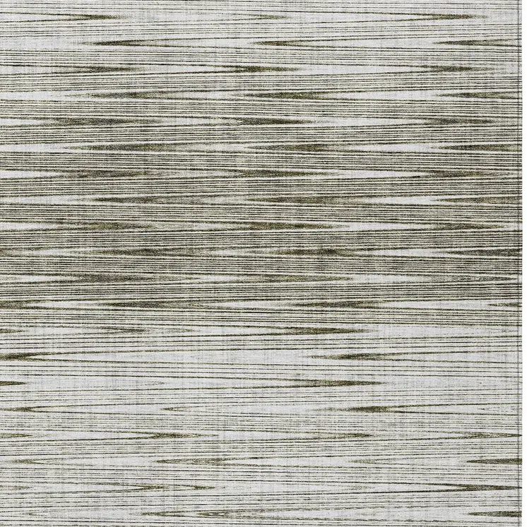 8' X 10' Taupe And Beige Abstract Washable Indoor Outdoor Area Rug