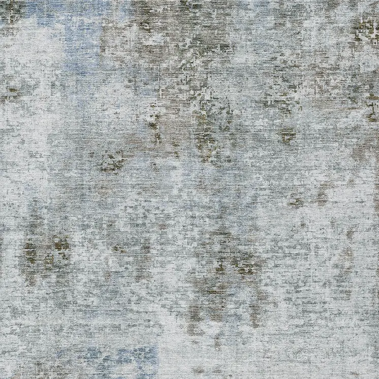 3' X 5' Brown Taupe And Gray Abstract Washable Indoor Outdoor Area Rug