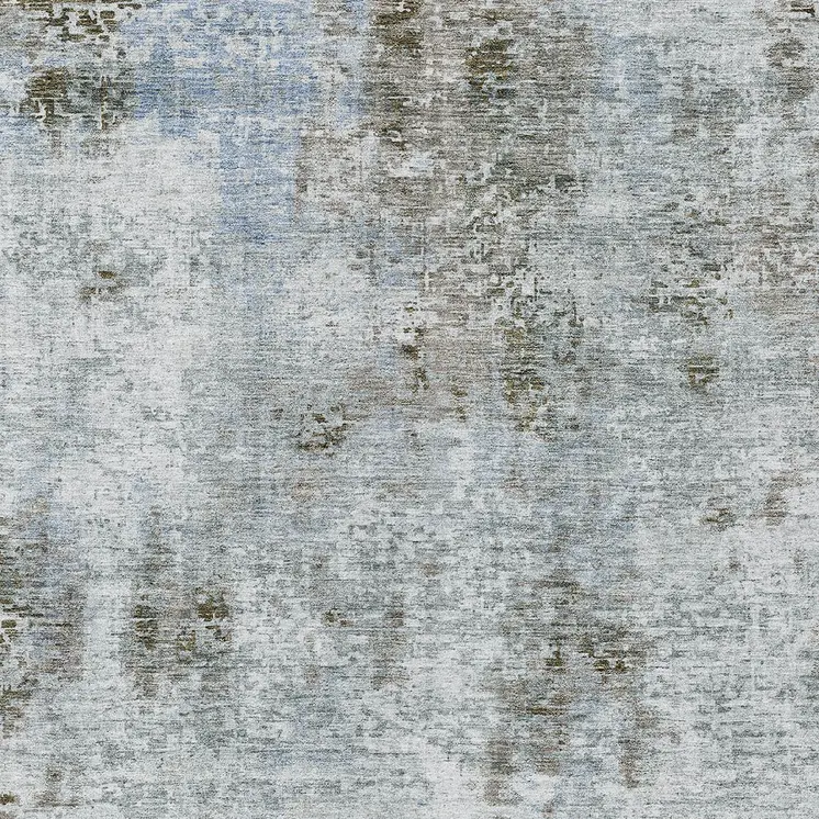 5' X 8' Brown Taupe And Gray Abstract Washable Indoor Outdoor Area Rug