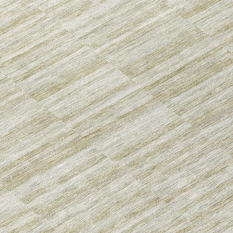 8' Taupe Beige And Tan Round Striped Washable Indoor Outdoor Area Rug