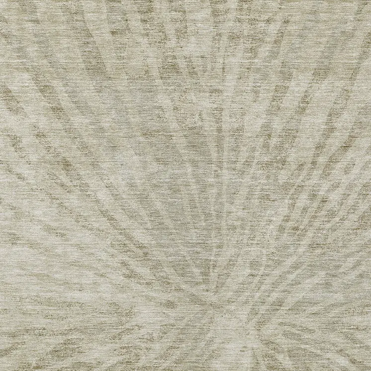 8' X 10' Taupe And Beige Abstract Washable Indoor Outdoor Area Rug