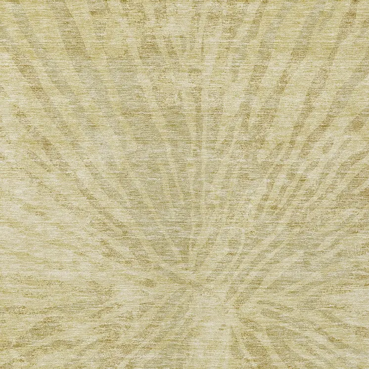 10' X 14' Wheat Beige And Tan Abstract Washable Indoor Outdoor Area Rug