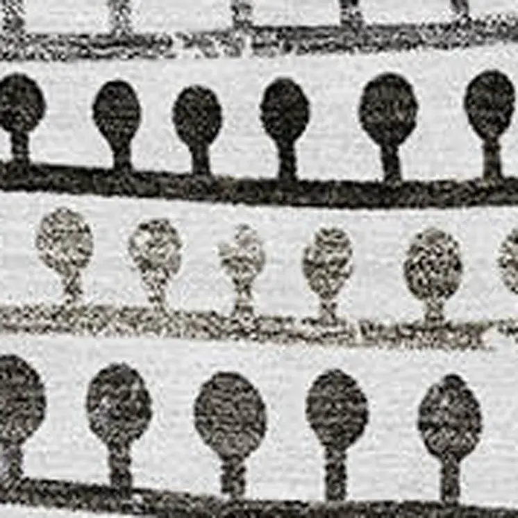10' X 14' Ivory Taupe And Charcoal Striped Washable Indoor Outdoor Area Rug