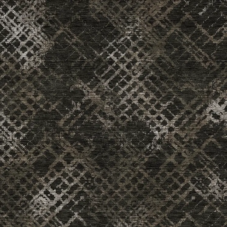 8' X 10' Brown And Chocolate Geometric Washable Indoor Outdoor Area Rug