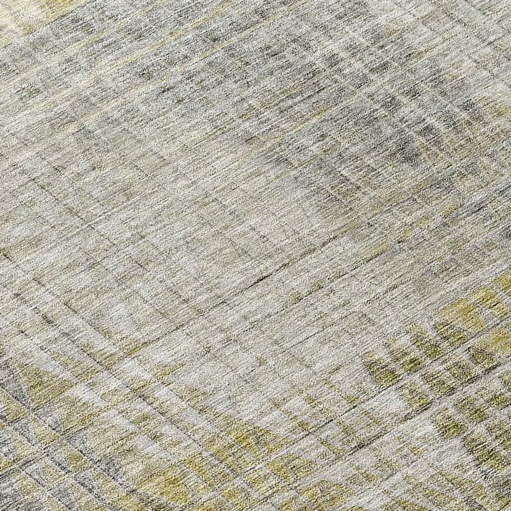 8' Taupe Beige And Brown Round Abstract Washable Indoor Outdoor Area Rug