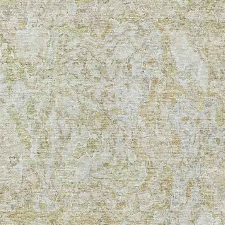 8' X 10' Beige Tan And Taupe Abstract Washable Indoor Outdoor Area Rug