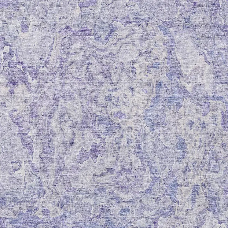 10' X 14' Plum Purple And Lavender Abstract Washable Indoor Outdoor Area Rug