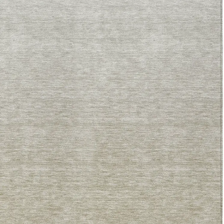 3' X 5' Beige Tan And Taupe Ombre Washable Indoor Outdoor Area Rug