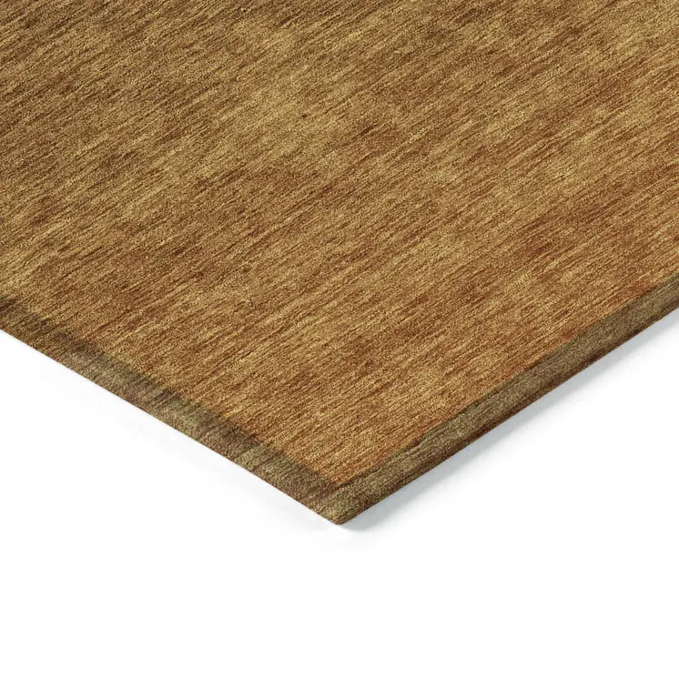 3' X 5' Chocolate And Brown Ombre Washable Indoor Outdoor Area Rug
