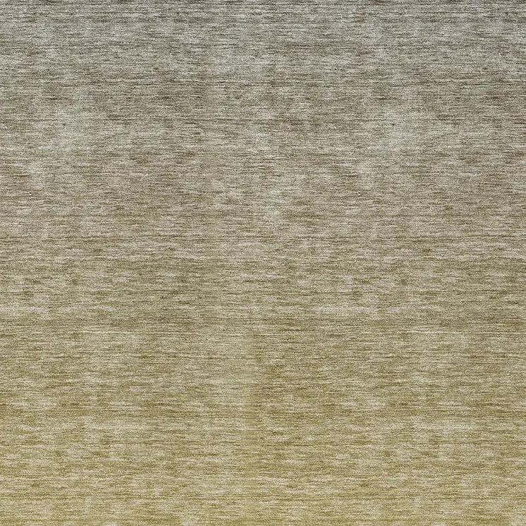 10' X 14' Gold Beige And Taupe Ombre Washable Indoor Outdoor Area Rug
