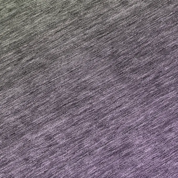 8' Purple Charcoal And Green Round Ombre Washable Indoor Outdoor Area Rug