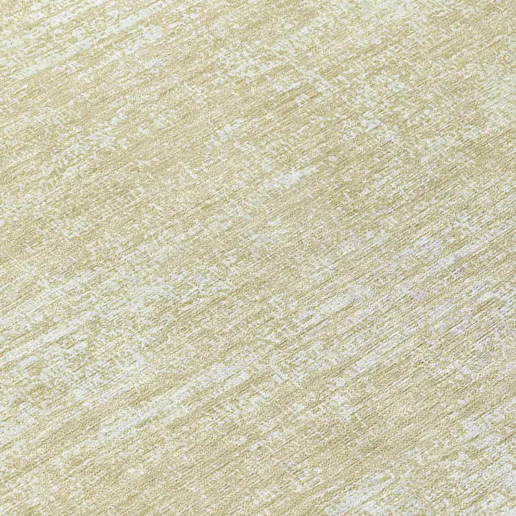 8' Beige Tan And Taupe Round Abstract Washable Indoor Outdoor Area Rug
