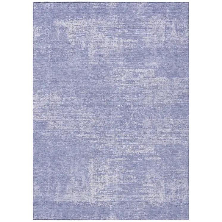 3' X 5' Lavender Purple And Lilac Abstract Washable Indoor Outdoor Area Rug