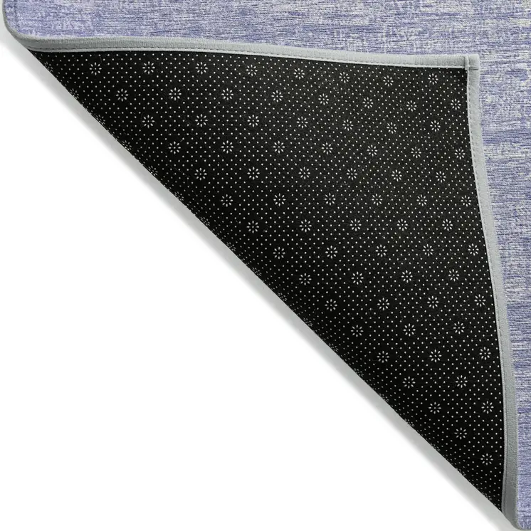3' X 5' Lavender Purple And Lilac Abstract Washable Indoor Outdoor Area Rug