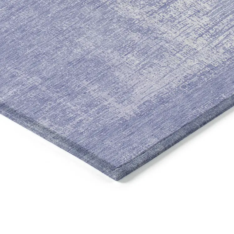 3' X 5' Lavender Purple And Lilac Abstract Washable Indoor Outdoor Area Rug