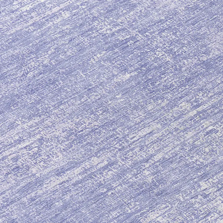 8' Lavender Purple And Lilac Round Abstract Washable Indoor Outdoor Area Rug