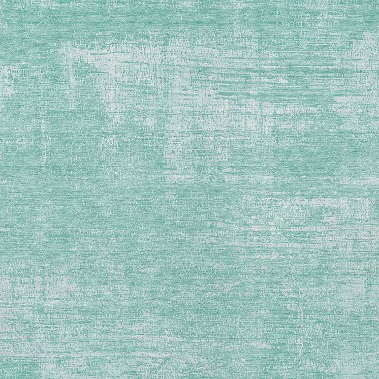 3' X 5' Turquoise And Teal Blue Abstract Washable Indoor Outdoor Area Rug