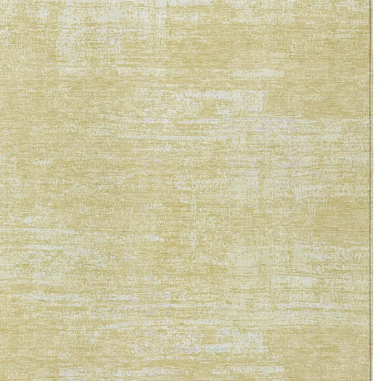 3' X 5' Wheat And Tan Abstract Washable Indoor Outdoor Area Rug