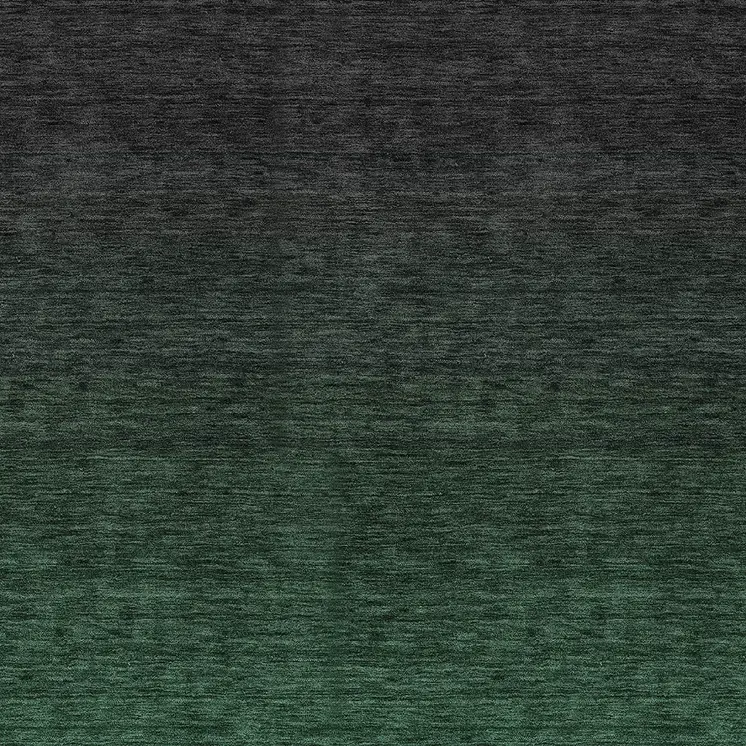 10' X 14' Emerald And Charcoal Abstract Washable Indoor Outdoor Area Rug