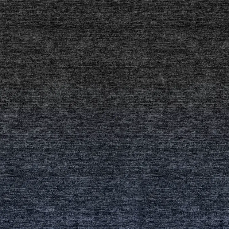10' X 14' Navy Blue And Charcoal Abstract Washable Indoor Outdoor Area Rug