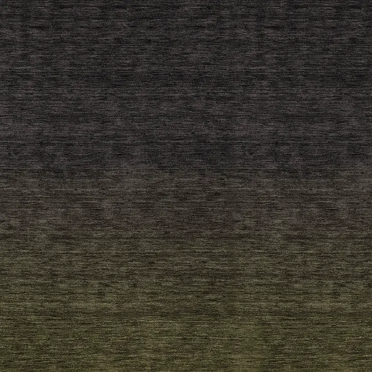 9' X 12' Olive Green And Charcoal Abstract Washable Indoor Outdoor Area Rug