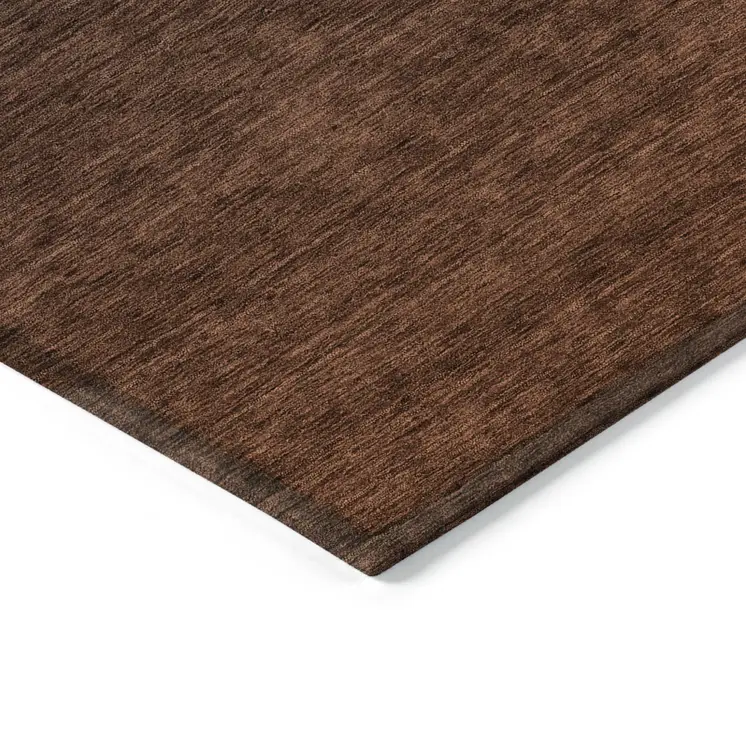 5' X 8' Orange And Charcoal Abstract Washable Indoor Outdoor Area Rug