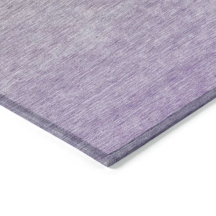 8' X 10' Artichoke Green And Lavender Ombre Washable Indoor Outdoor Area Rug