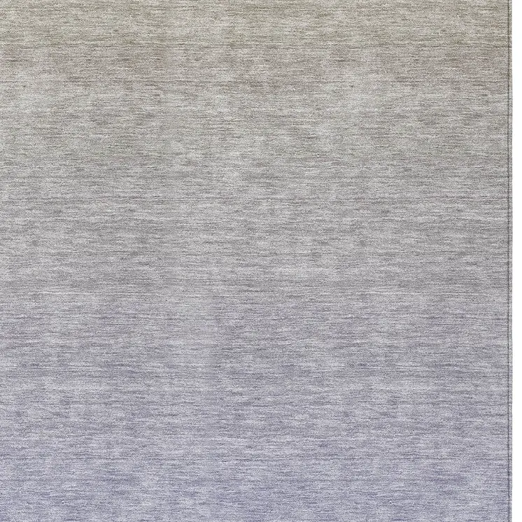 5' X 8' Beige Tan And Blue Ombre Washable Indoor Outdoor Area Rug