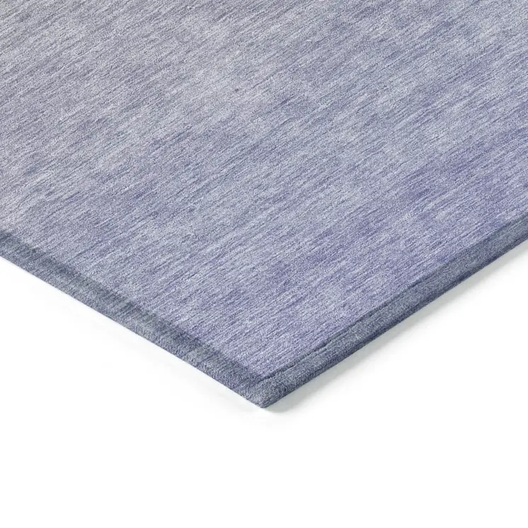 9' X 12' Beige Tan And Blue Ombre Washable Indoor Outdoor Area Rug