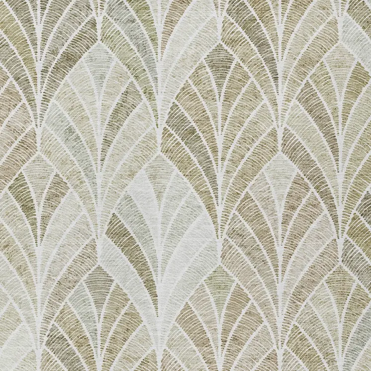 10' X 14' Khaki Tan And Beige Geometric Washable Indoor Outdoor Area Rug
