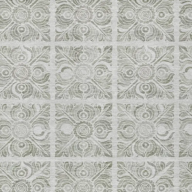 3' X 5' Taupe Beige And Tan Medallion Washable Indoor Outdoor Area Rug